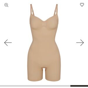 SKIMS Nude Shapewear MID THIGH BODYSUIT